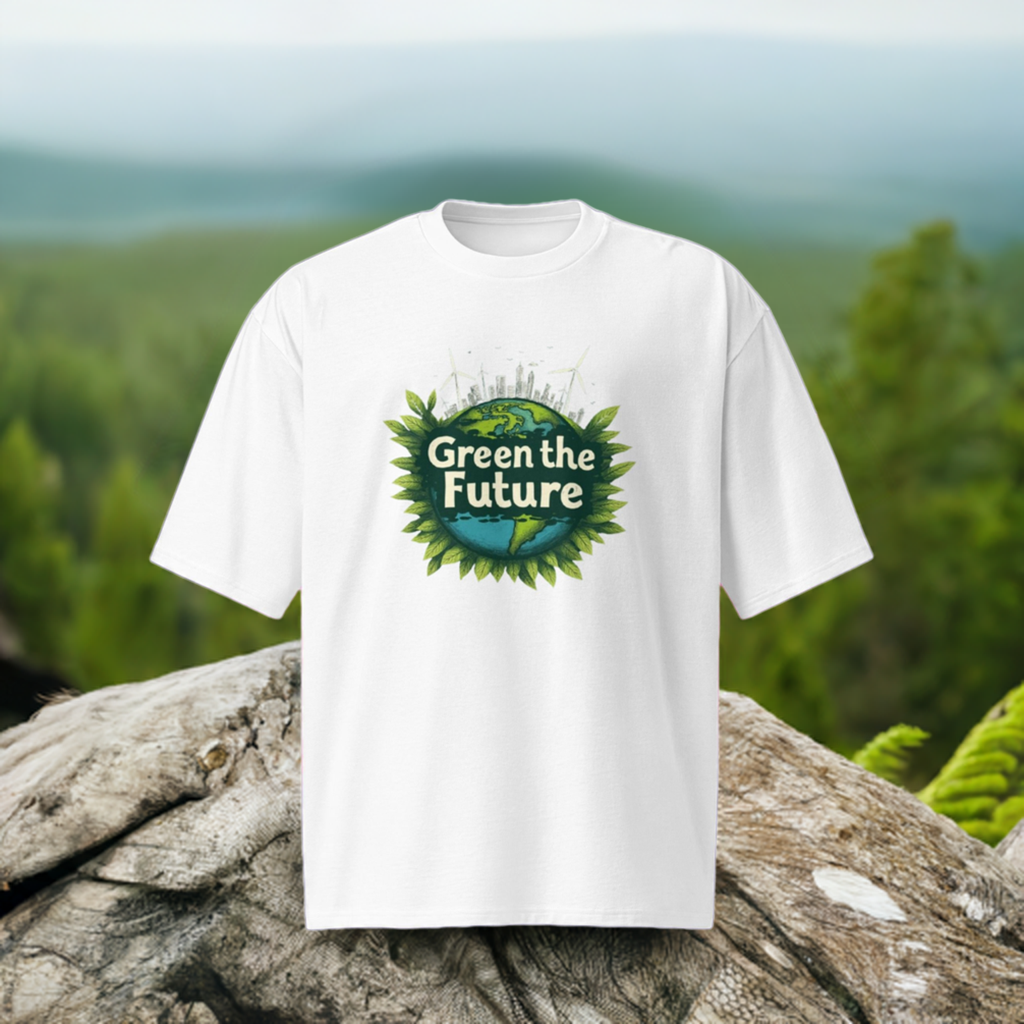 Green the Future Oversized Tee – Big Style, Bigger Impact!